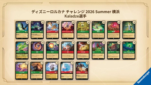 Kaladze's semifinalist Ruby/Emerald decklist