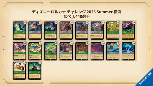 Nabe_L448's top-8 Emerald/Steel decklist