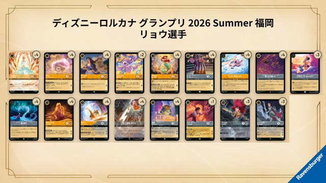 Ryo's top 8 Steelsong decklist